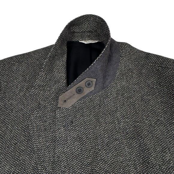 VTG Hunt Valley Mens 48R Wool Herringbone Tweed Blazer Elbow Patch Sport Coat - Picture 4 of 16
